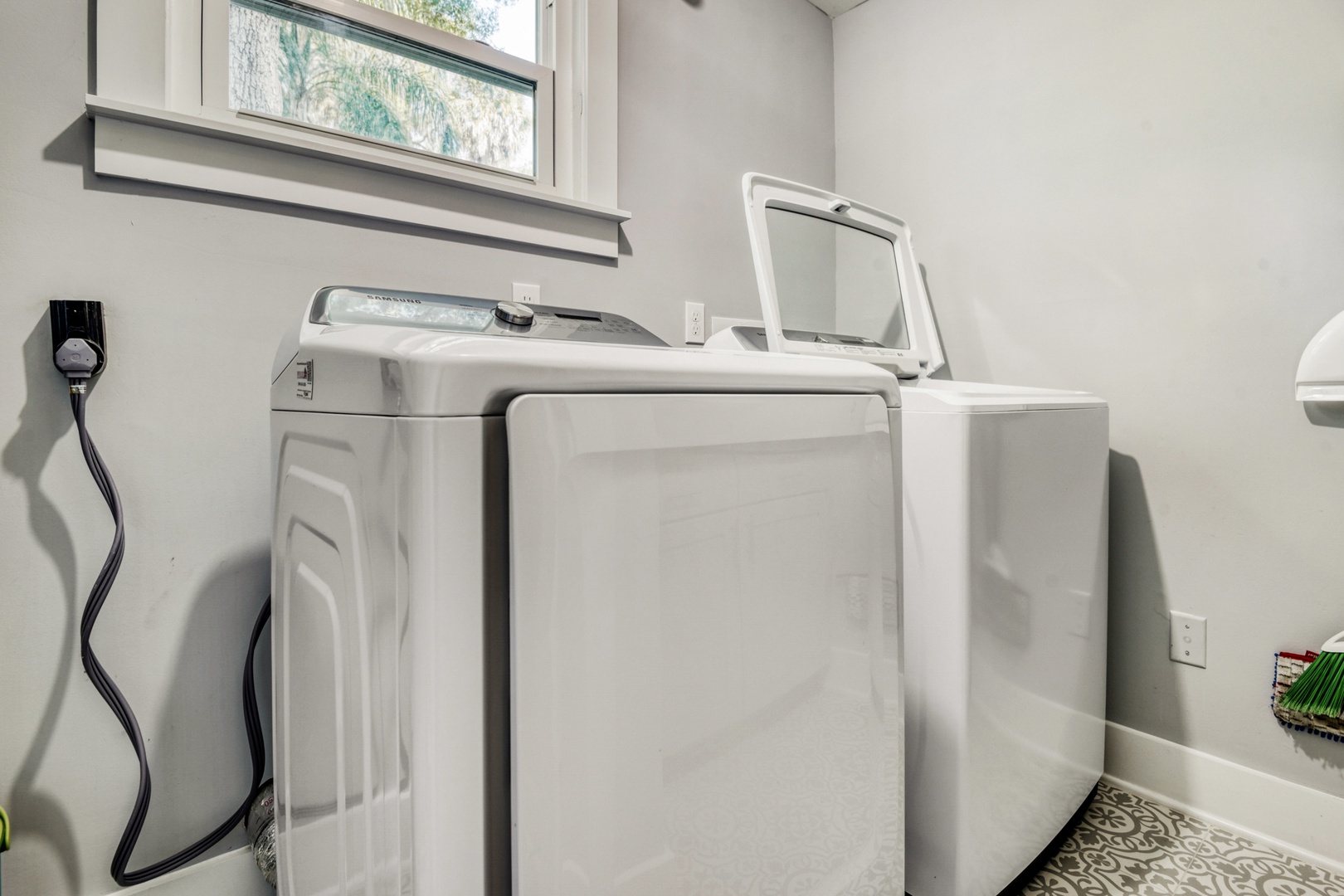 Fully Equipped Laundry Room with Cleaning Supplies