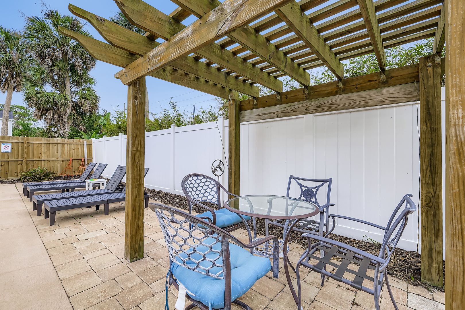 Relax on your private patio