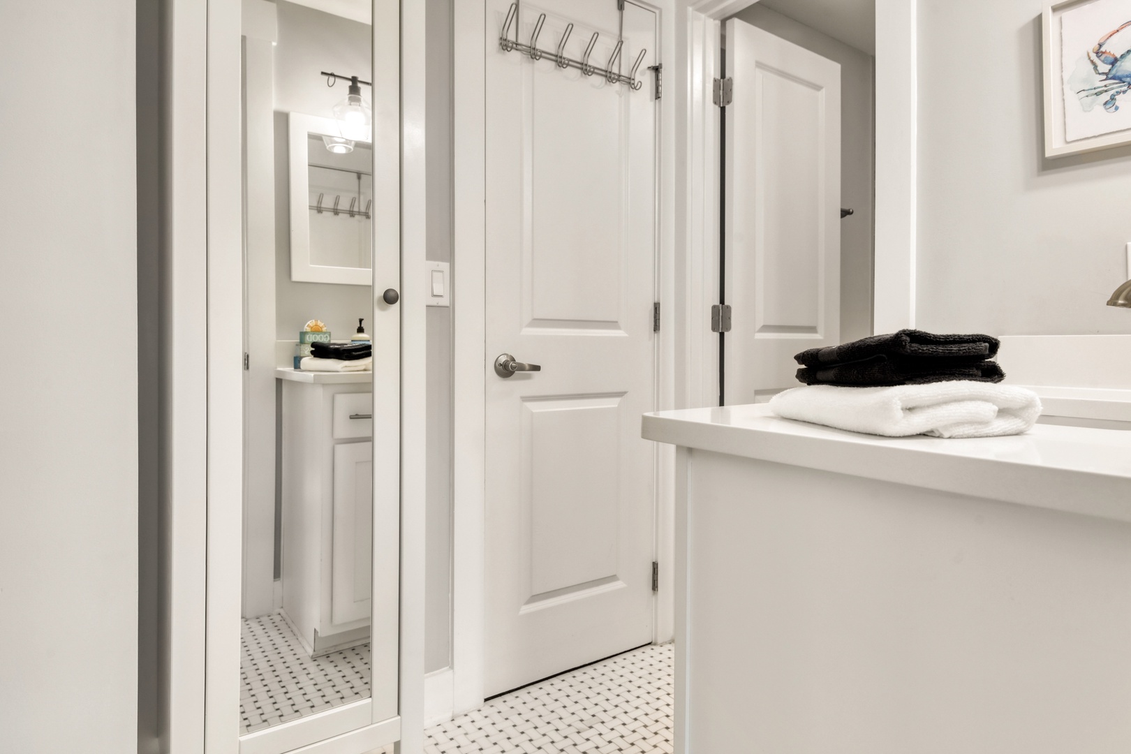 Shared Jack & Jill Vanity Bathroom