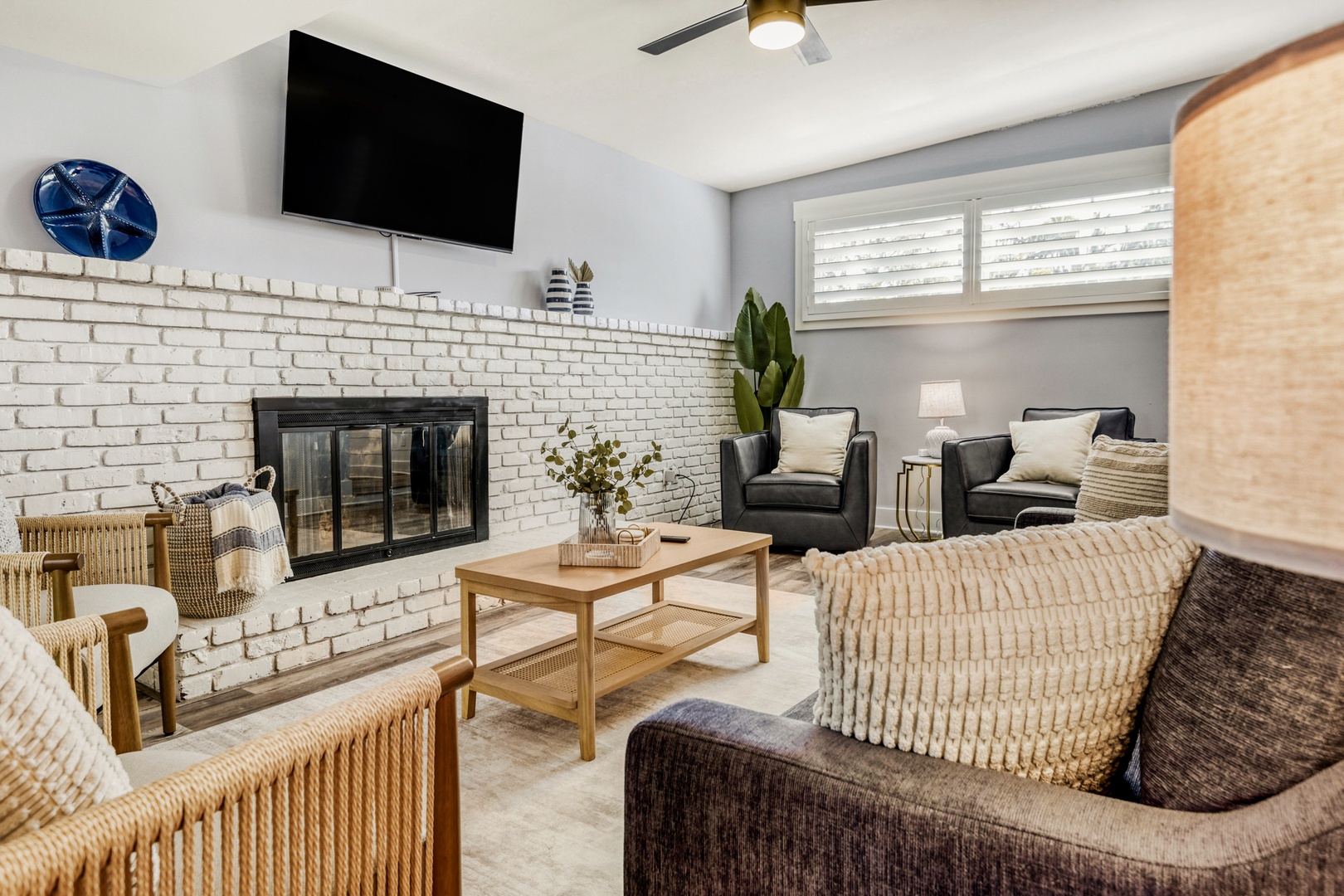 Modern amenities for the perfect evening retreat.