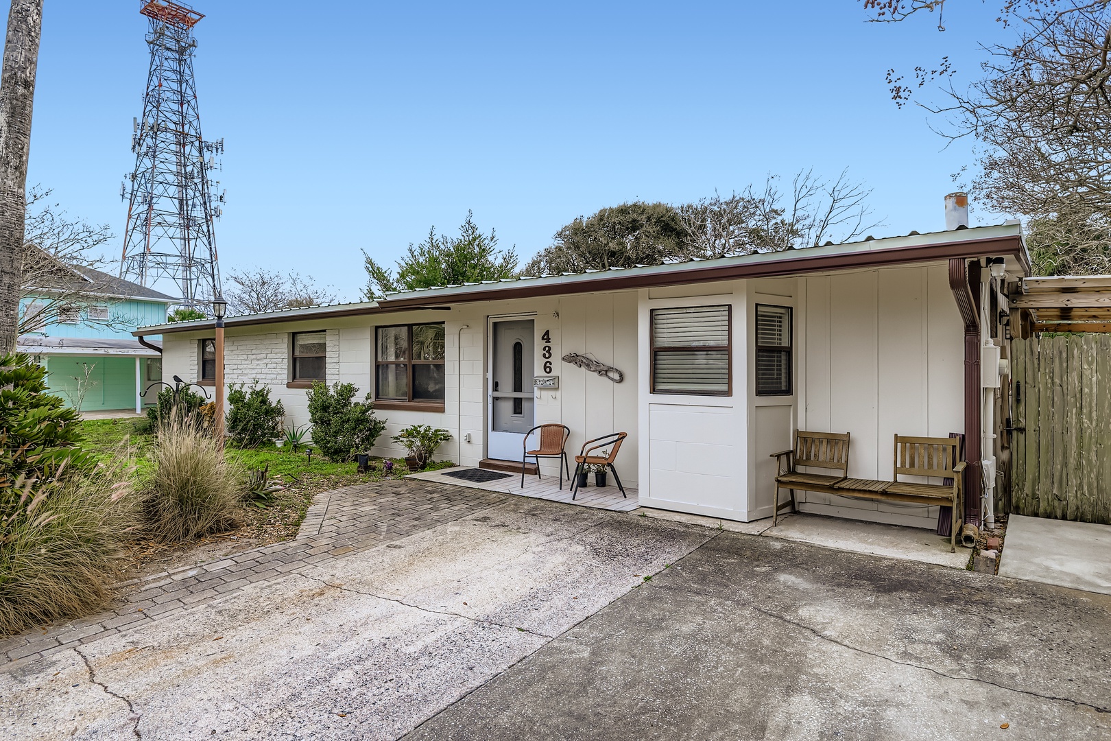 Convenient parking in a quiet neighborhood.