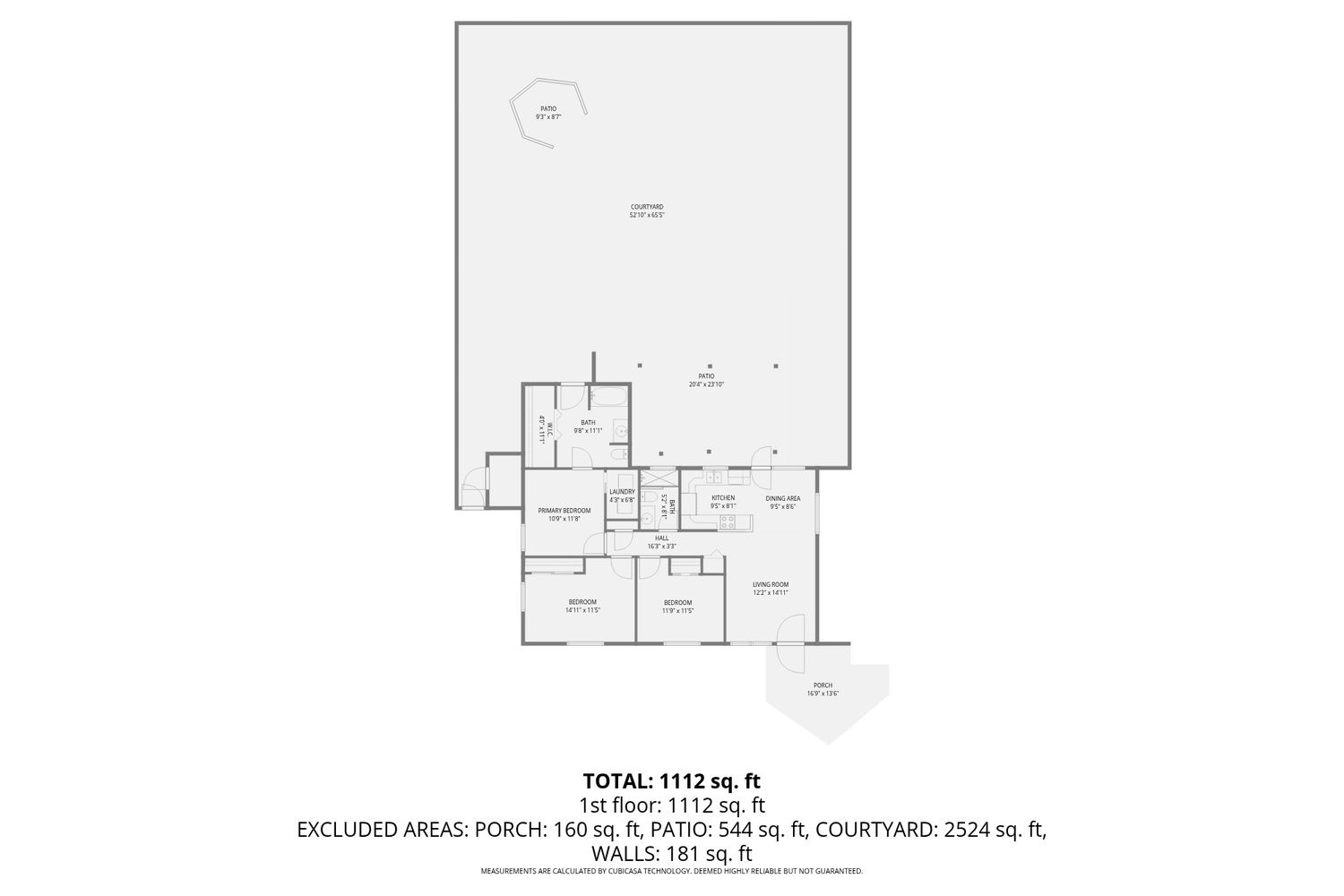 Detailed floor plan.