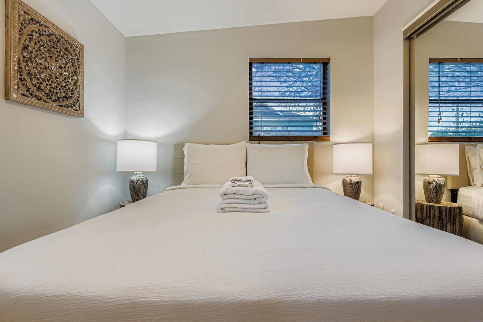 Tranquil bedroom, plush comfort awaits