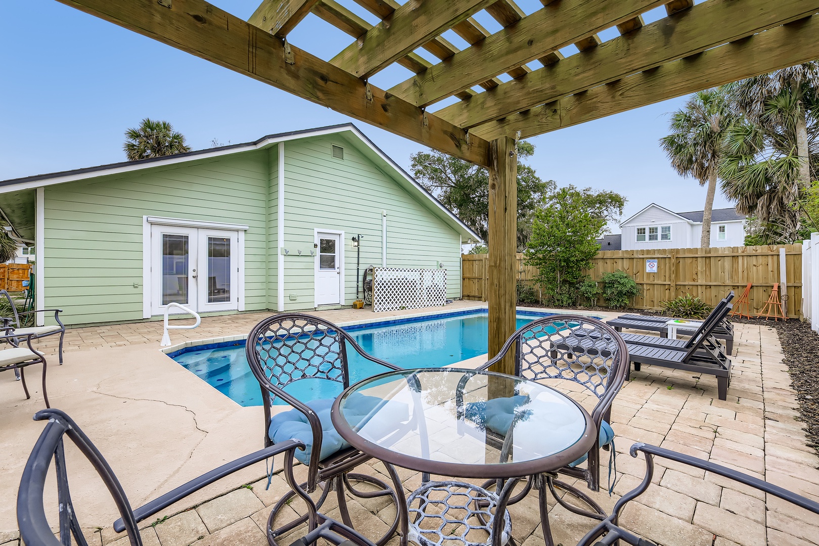 Your private backyard oasis