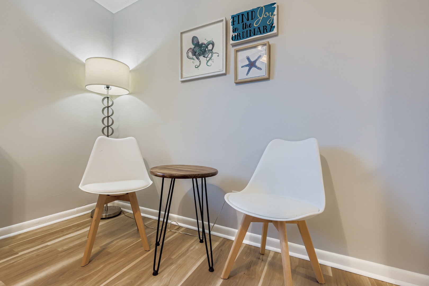 Cozy reading nook, joy awaits.