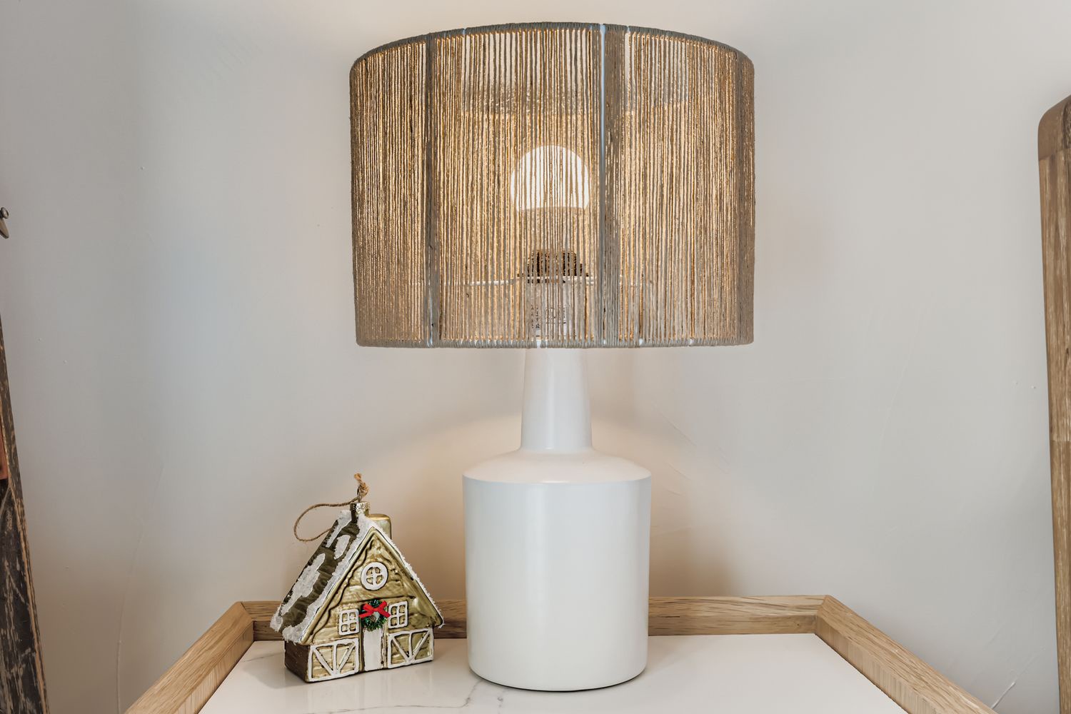 Warm lighting and charming decor create a cozy atmosphere in your retreat space.