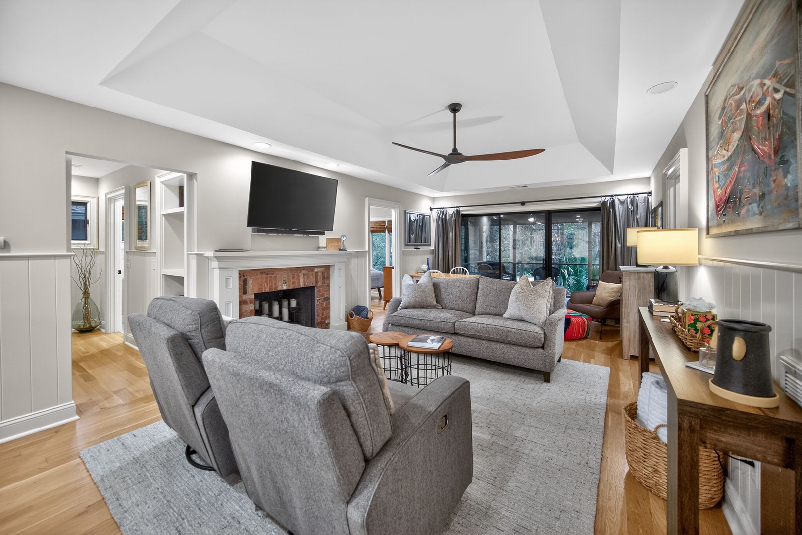 Living Room - Seating & Smart TV