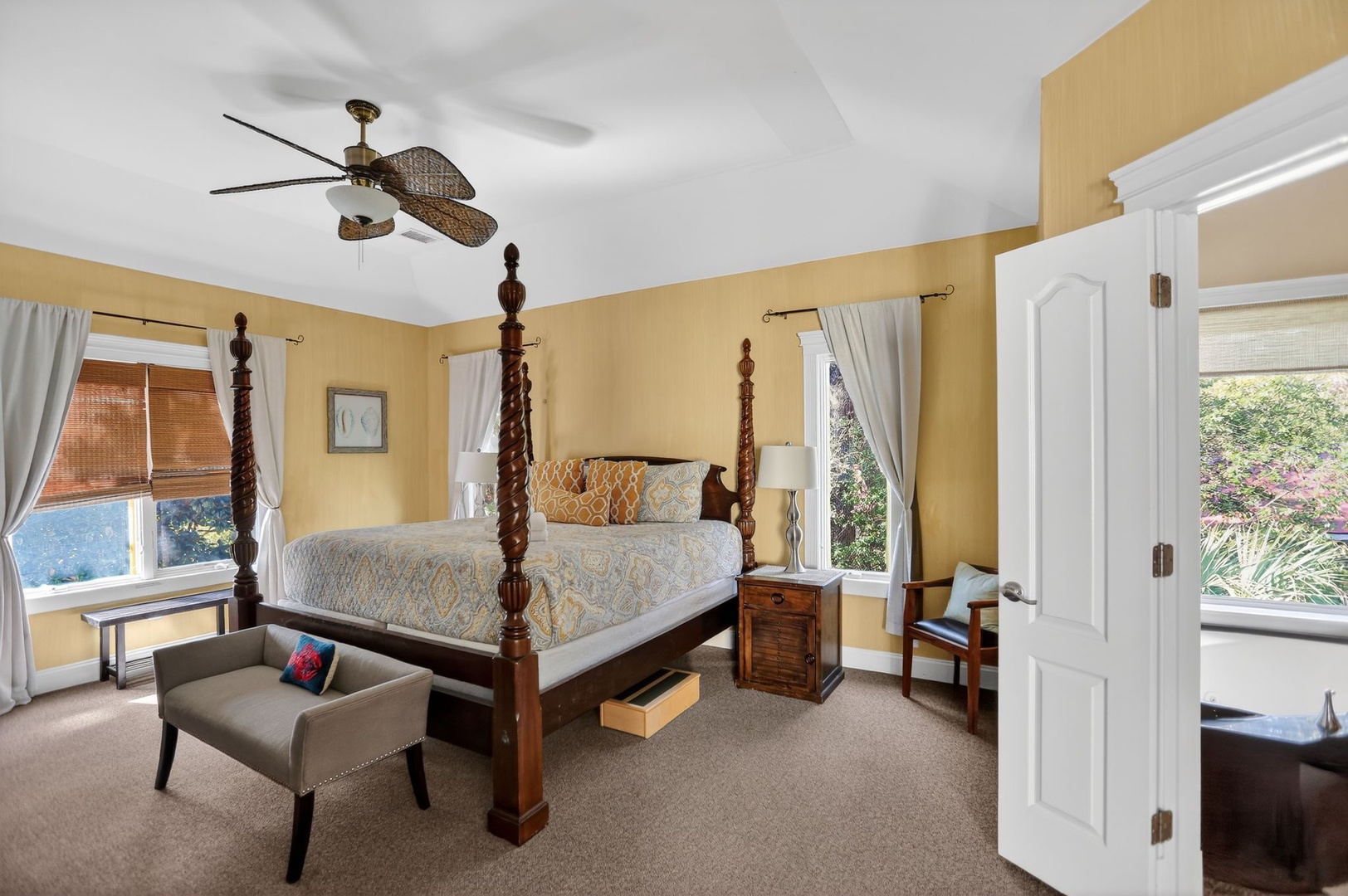 Primary Bedroom 2 - King Bed and Ensuite Bathroom - 2nd Floor