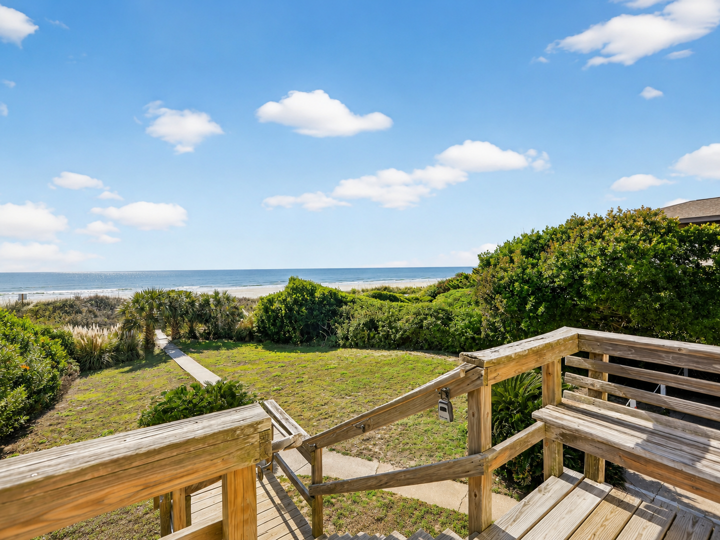 Private Porch - Ocean Views