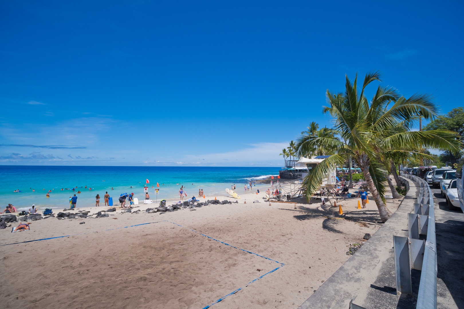 This stunning beach is just steps from the property, offering soft sand, turquoise waters, and swaying palms—perfect for soaking up the sun or enjoying a refreshing swim.