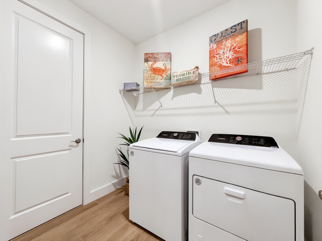 Your own private laundry room with full-size washer and dryer makes packing light and staying fresh a breeze throughout your stay.