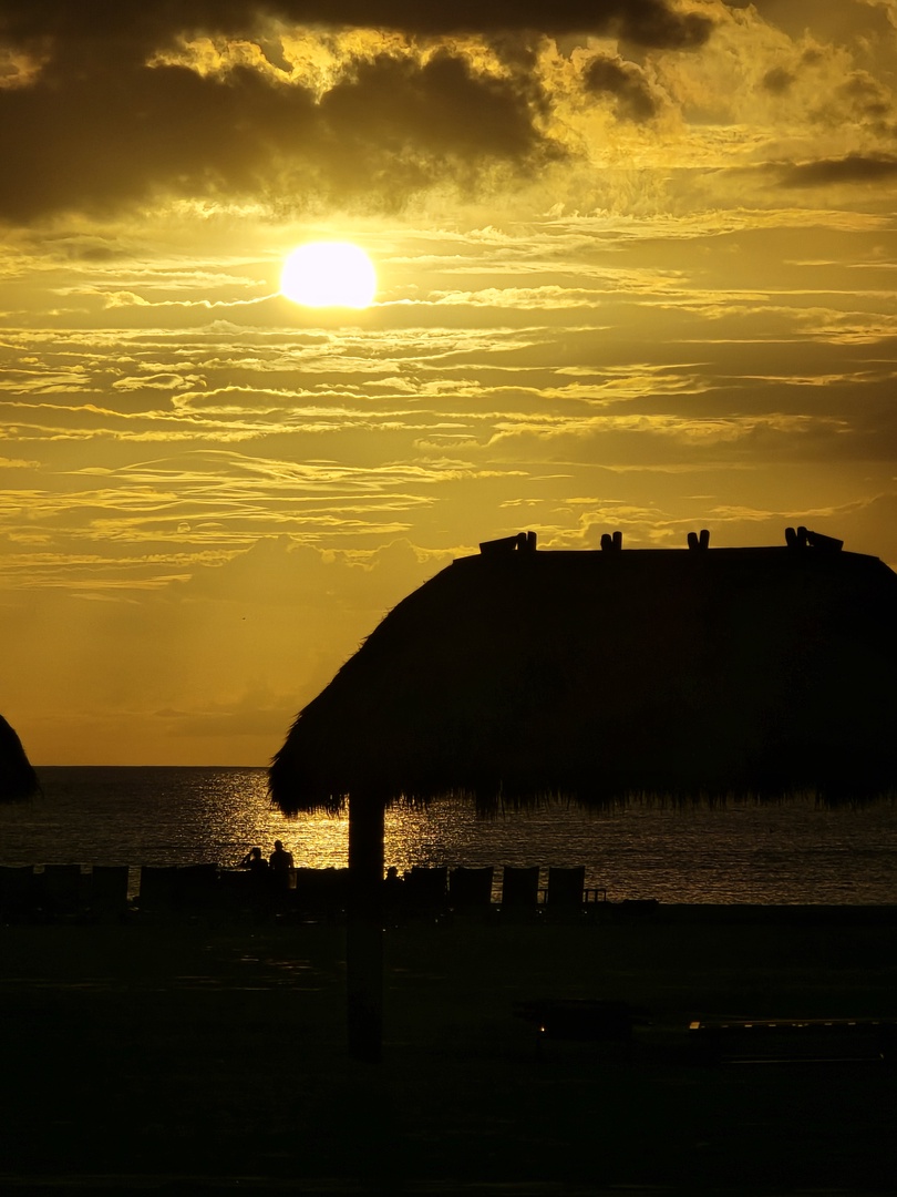 Tiki Hut Silhouette