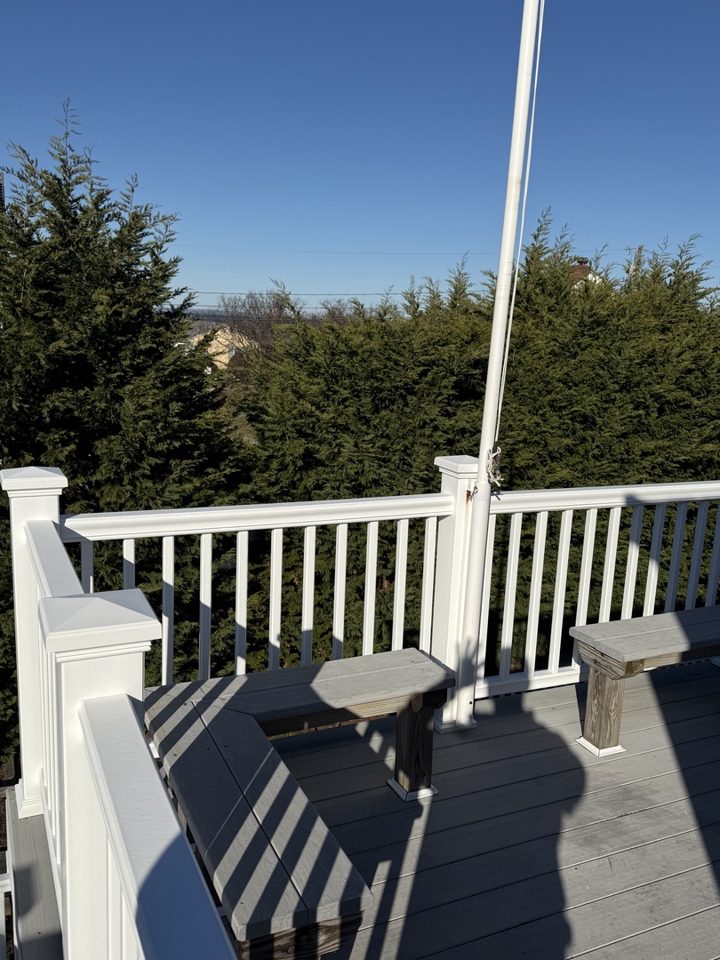 A perfect outdoor retreat with natural privacy with surrounding greenery.