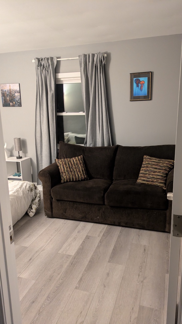 First floor bedroom has a pull out bed and a Double bed