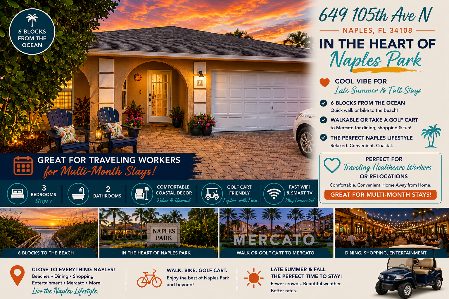 Naples Park Serendipity Coastal Luxury Home by SkyRun Naples”