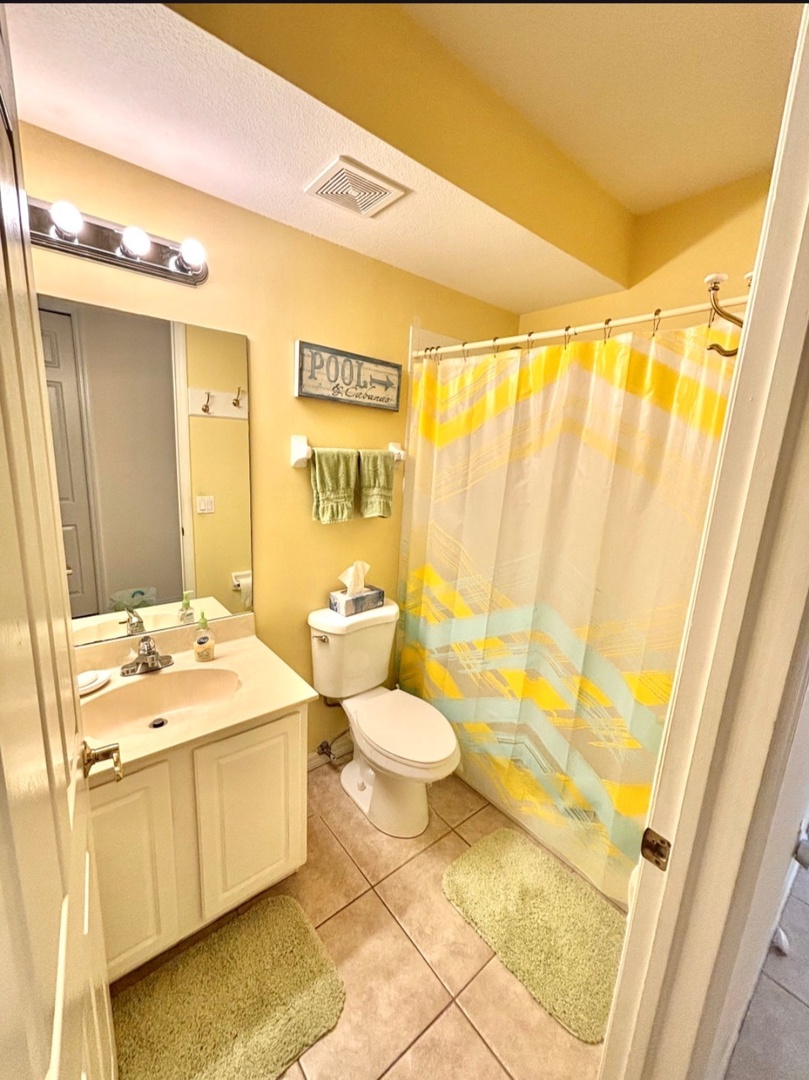 2nd bathroom bath tub shower combination