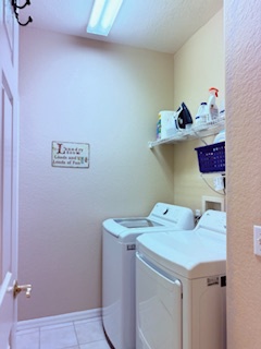 Your private laundry room is stocked with essentials and ready for your use. Fresh towels and supplies make staying on top of laundry effortless during your trip.