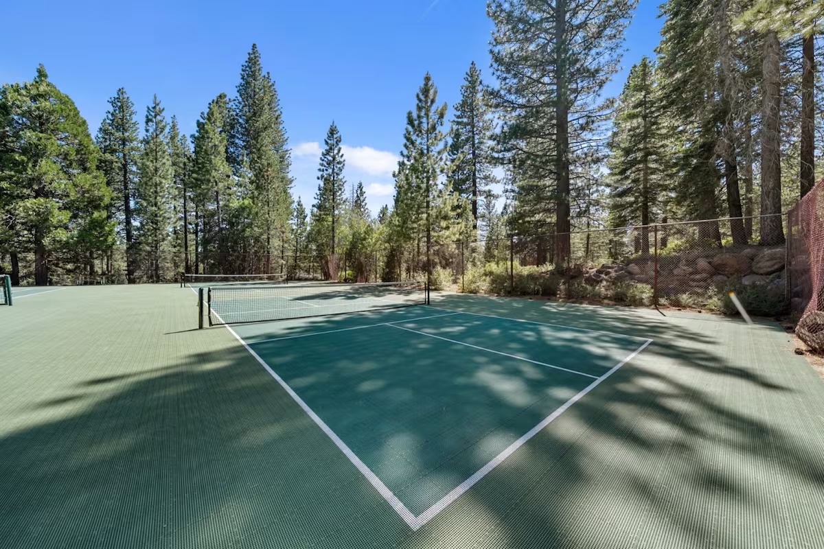 Practice your hitting at the tennis courts available at the sports complex for the unit.