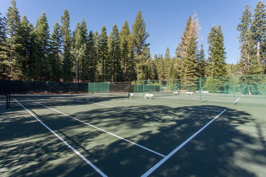 Tennis courts at the NPOA rec center.
