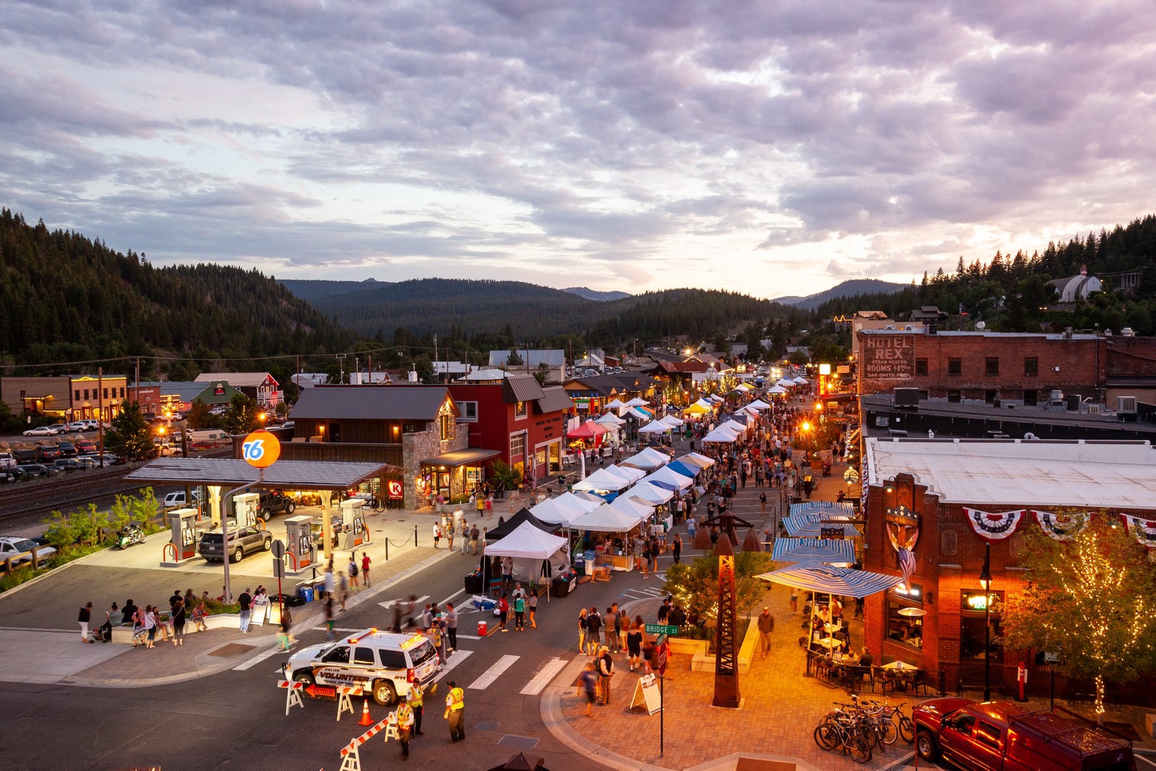Nearby Truckee is a charming mountain town with local shops and restaurants.