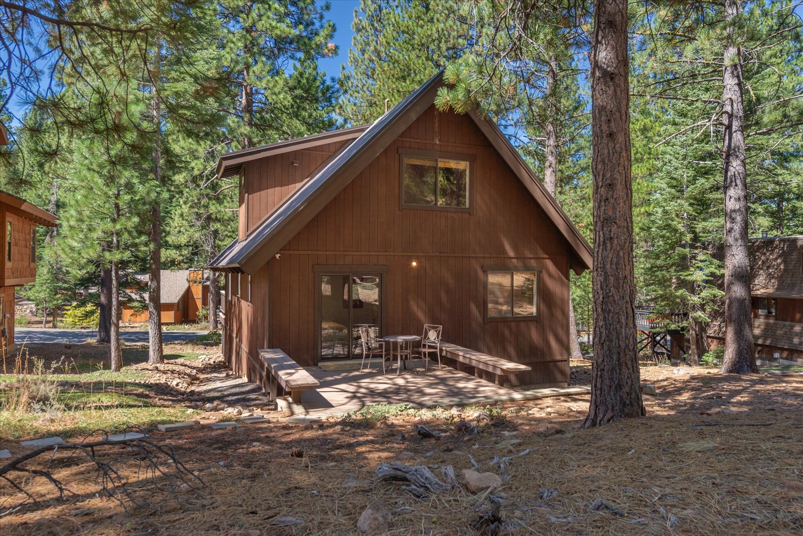 Enjoy your private back deck, located off of the downstairs bedroom.