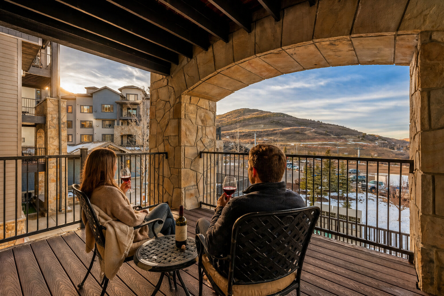 Unwind on the deck with incredible views