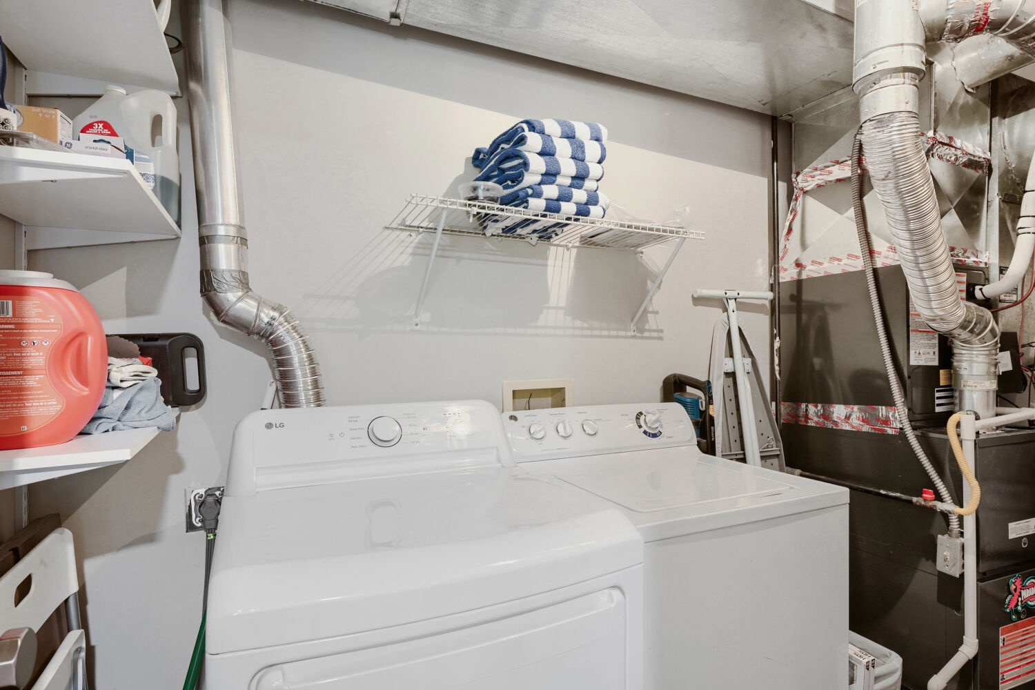 Washer and dryer