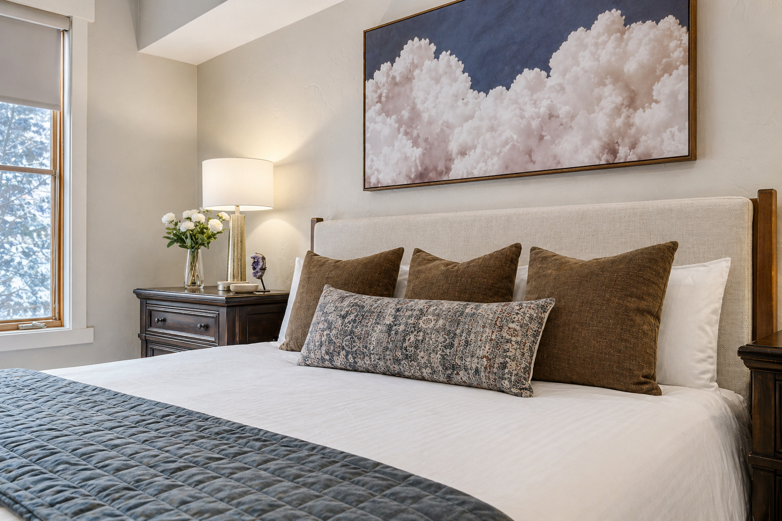 second bedroom comfortable bedding