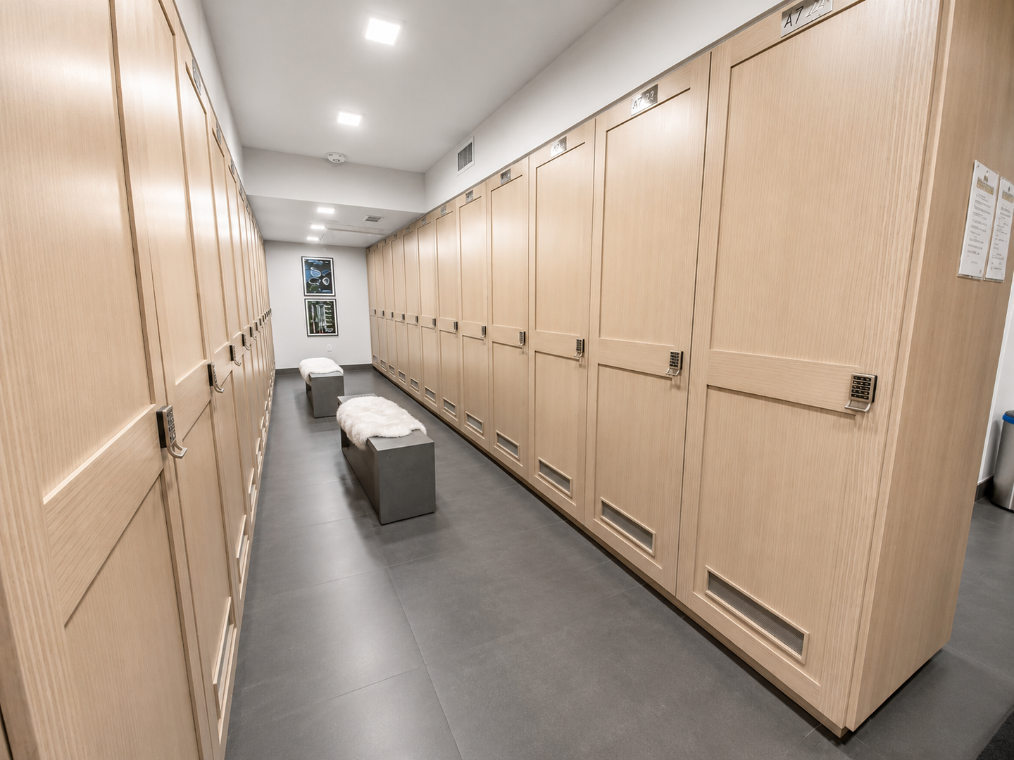Private Ski Locker Area