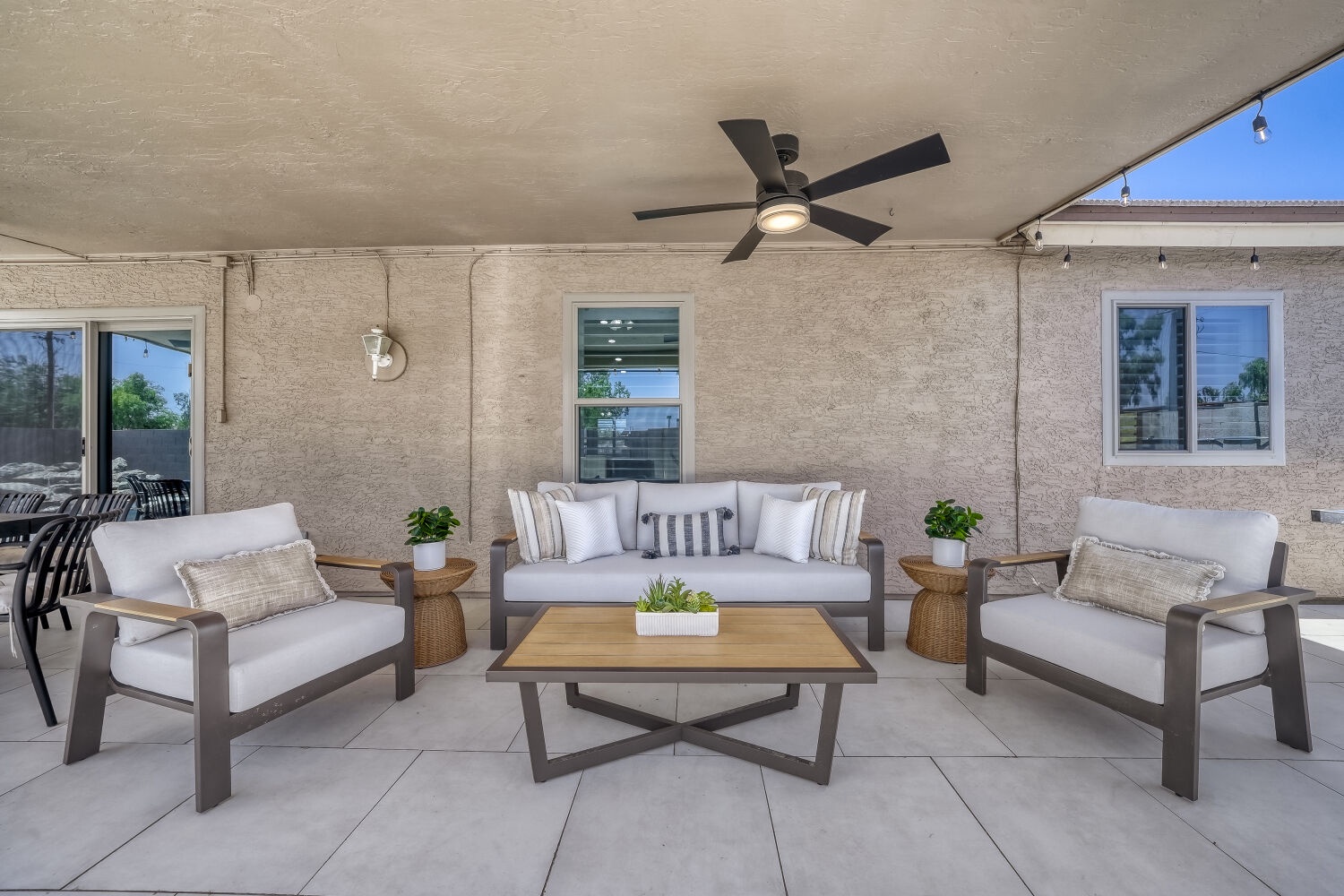 Outdoor seating