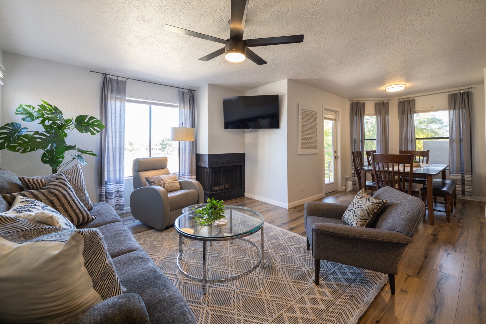 Relax in your bright living room