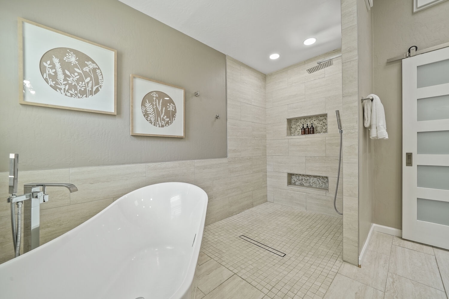Step Free walk in shower