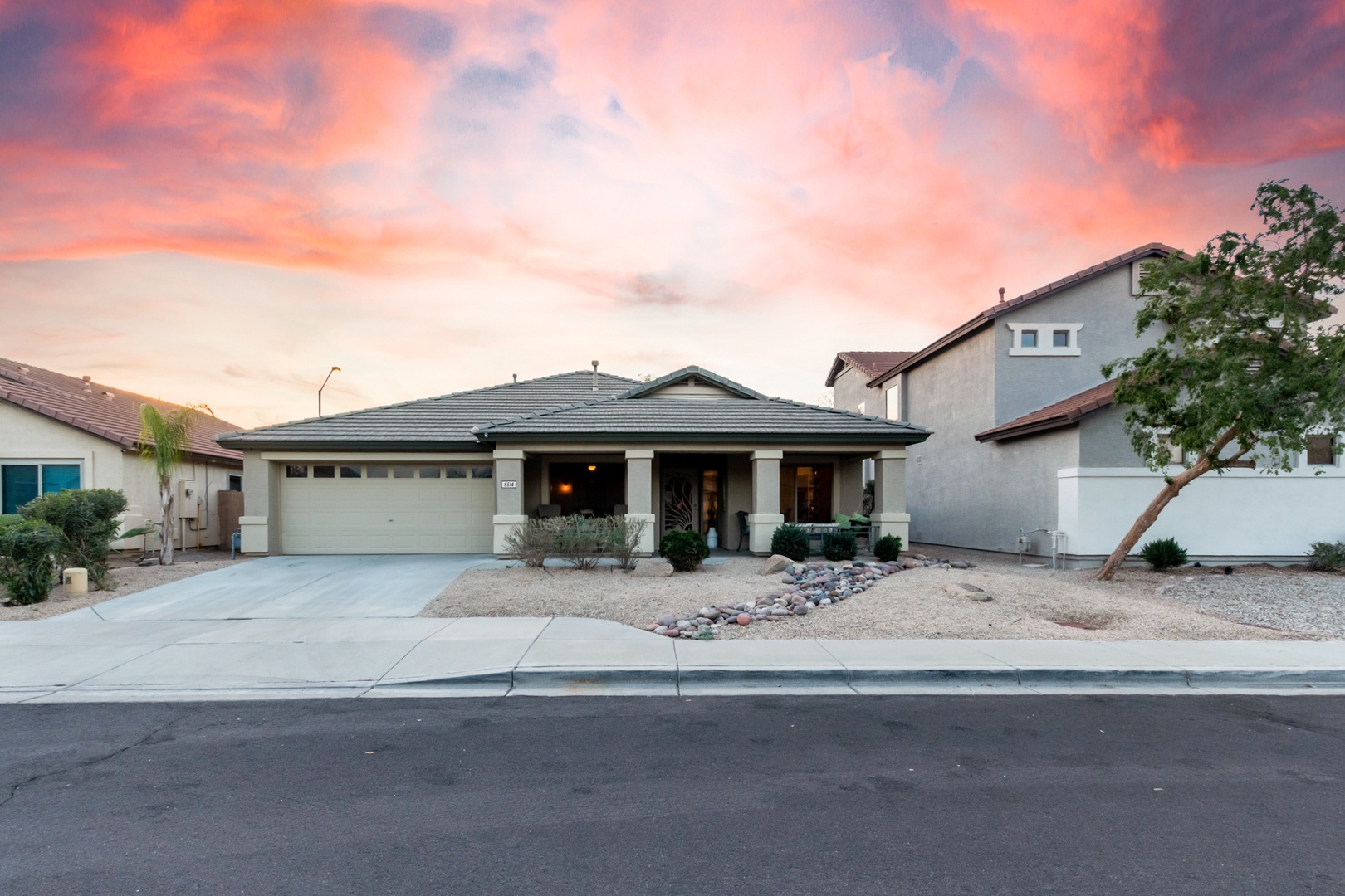 Single-story home in a quiet residential neighborhood
