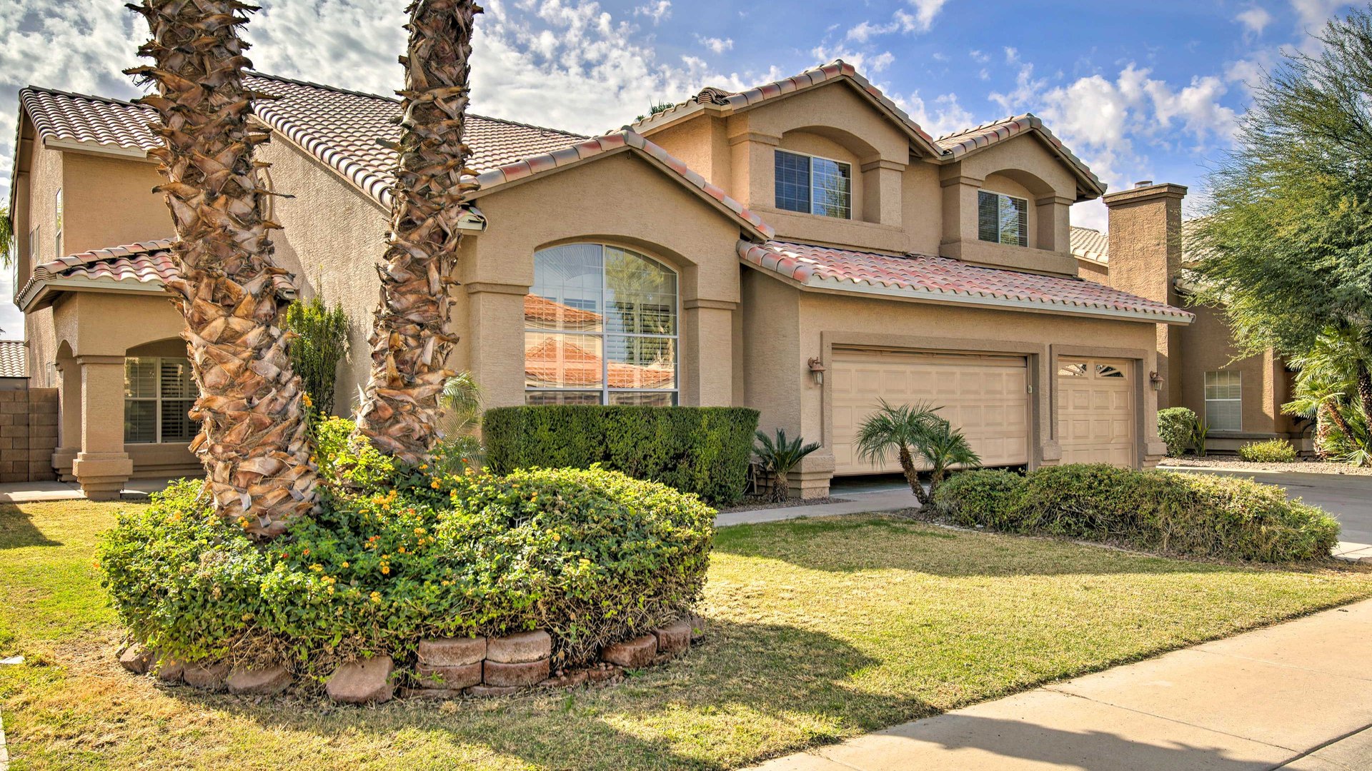 Beautiful two-story desert home