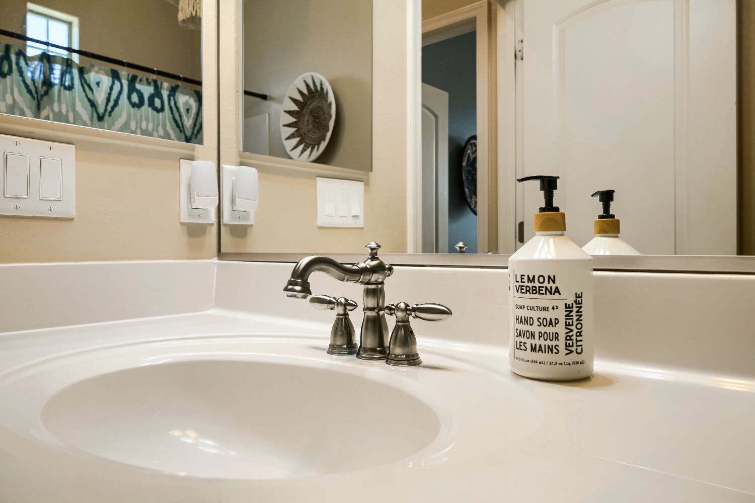 Freshen up in your well-appointed bathroom, complete with designer amenities and thoughtful touches that make every moment feel special.
