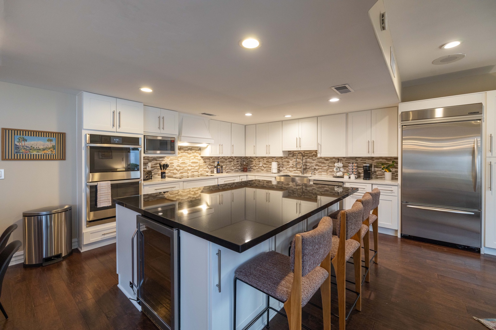 Kitchen island with seating