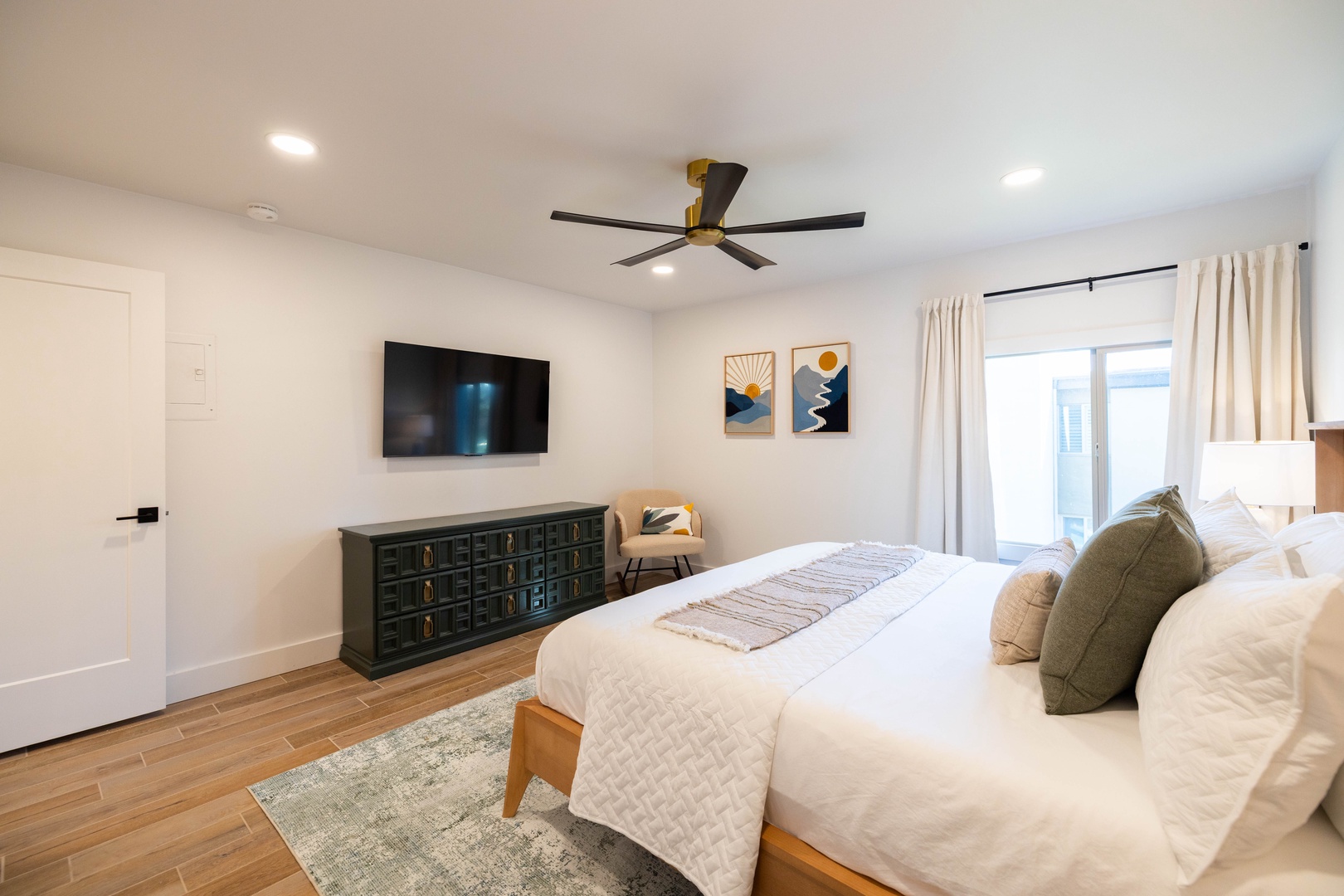 Master Bedroom with TV