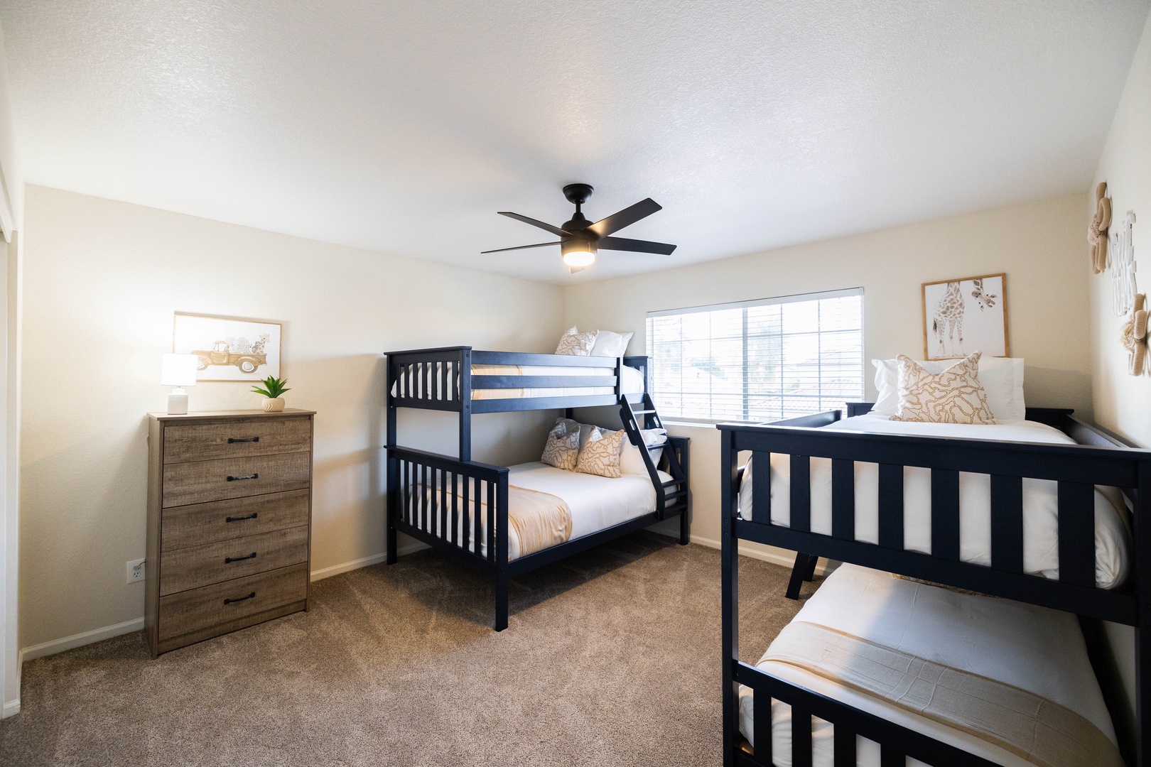 Bedroom 4 with Twin over Queen and Twin over Twin