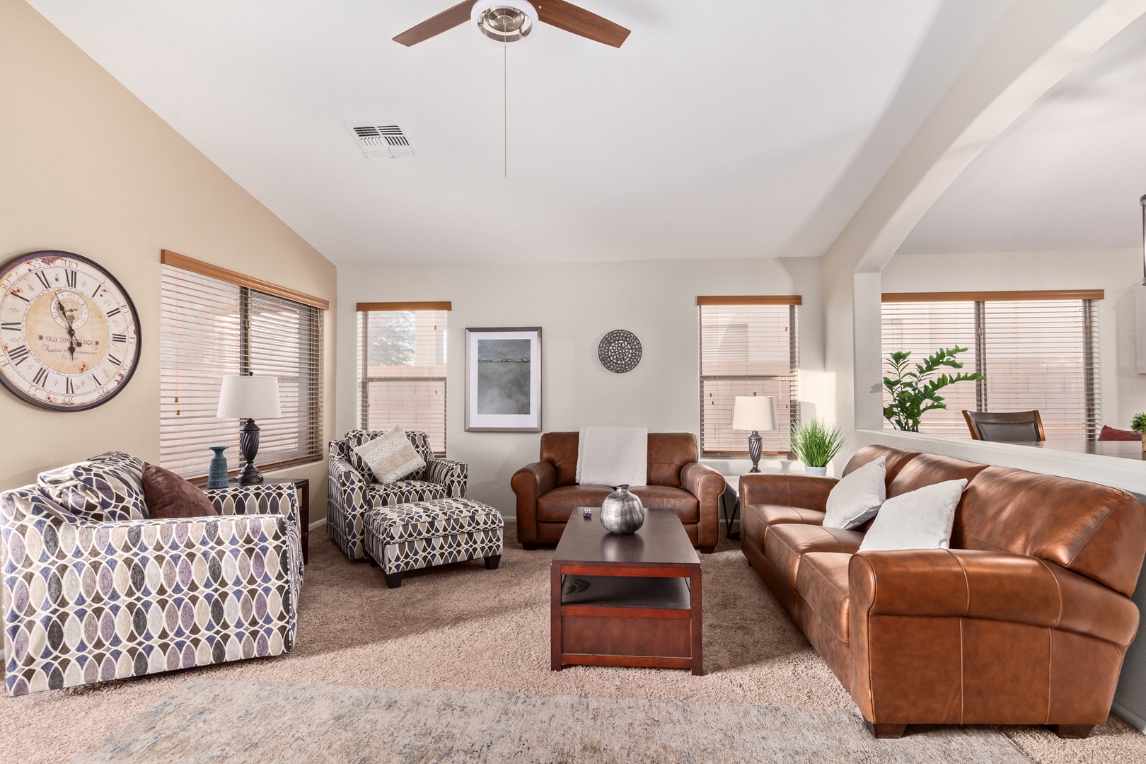 Spacious living room