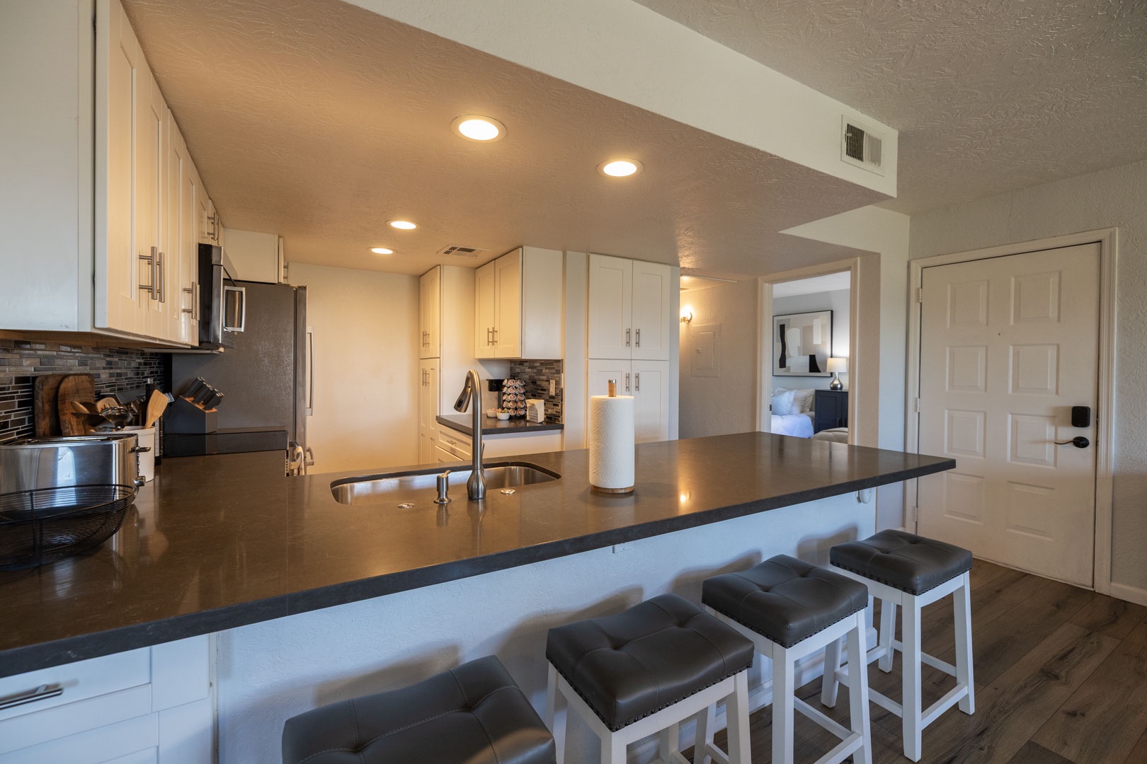 Sleek modern kitchen