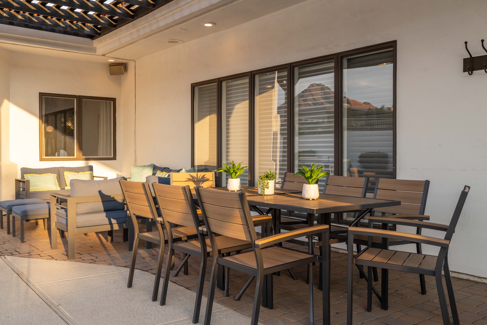 Outdoor dining table