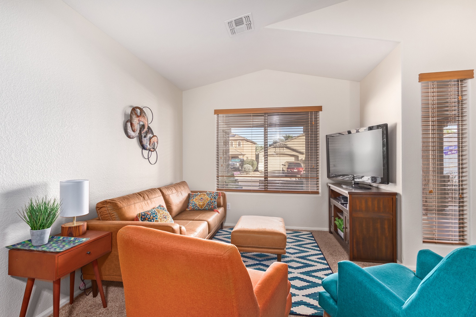 Settle into your stylish living room