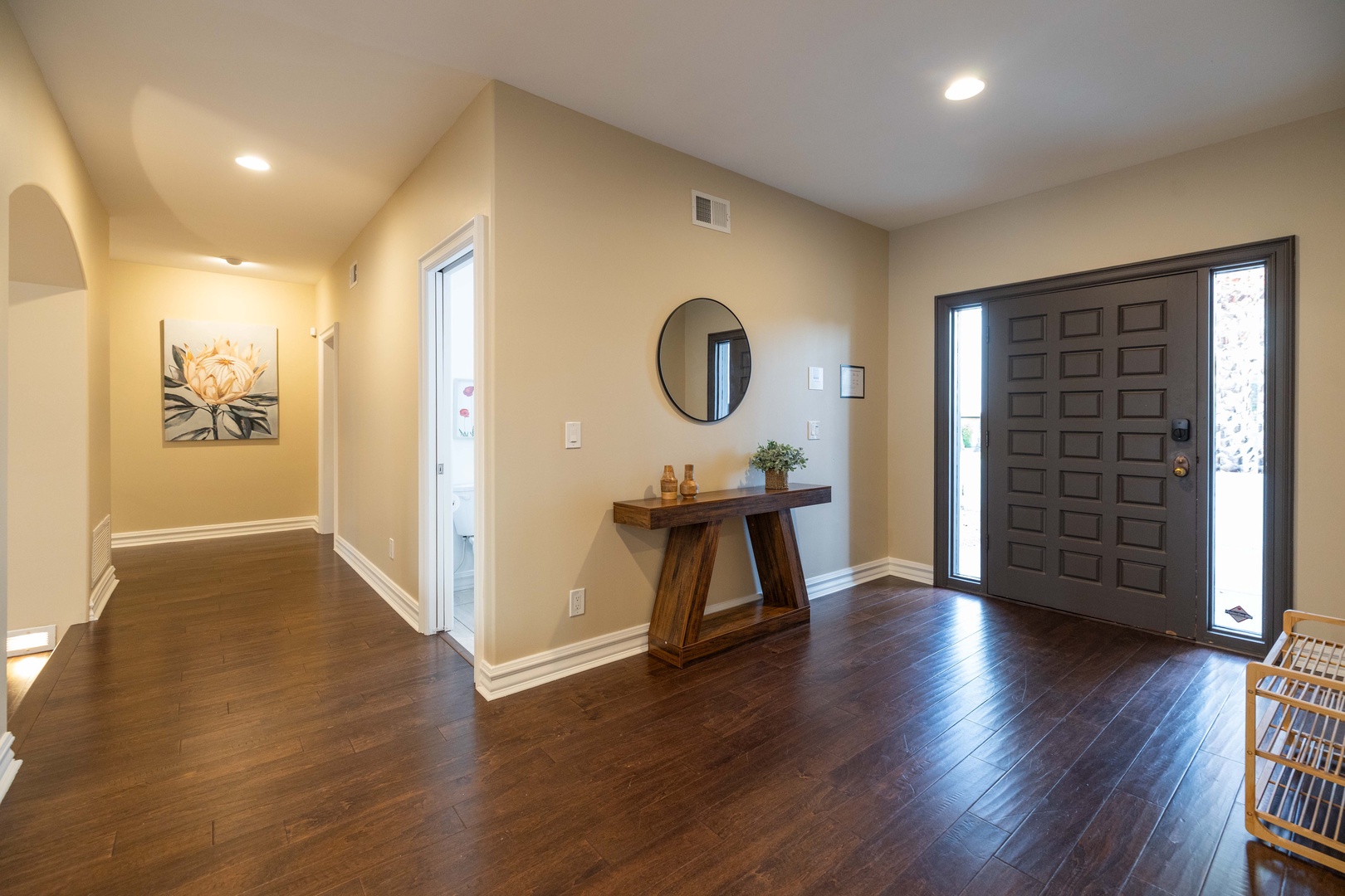 Step into the spacious, light-filled entryway