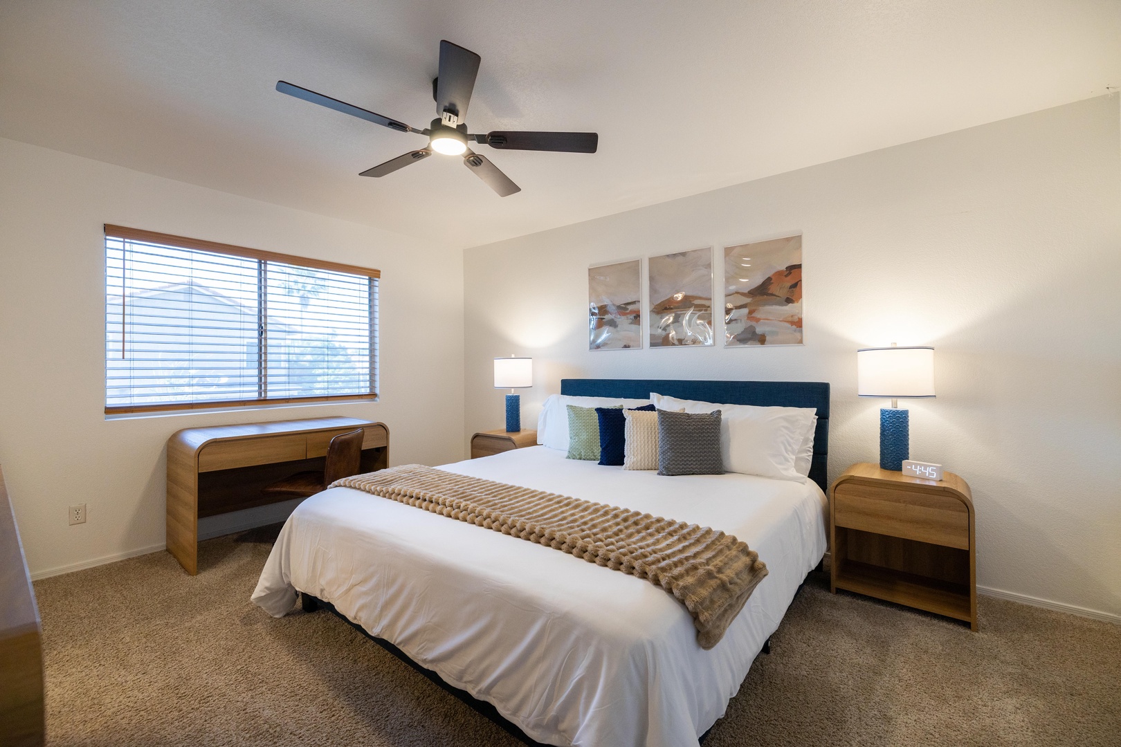 Master bedroom with King bed