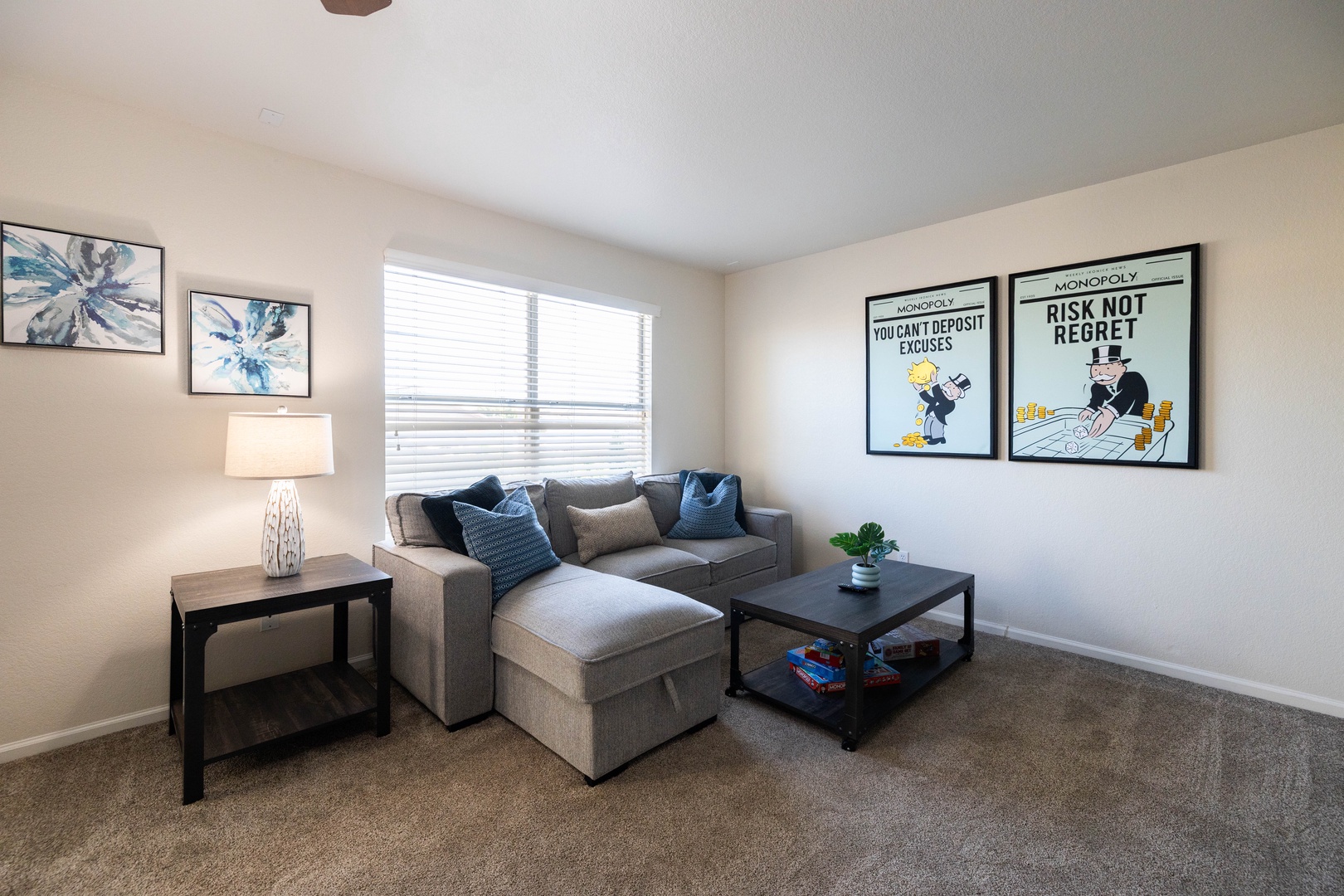 Upstairs lounge area for kids to hang out