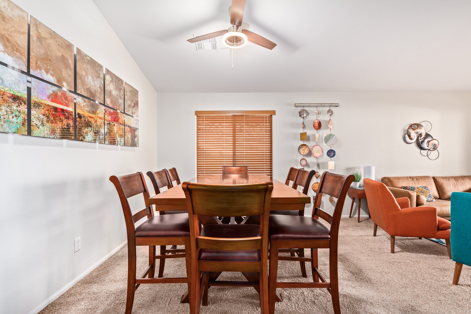 Gather around your beautiful dining table