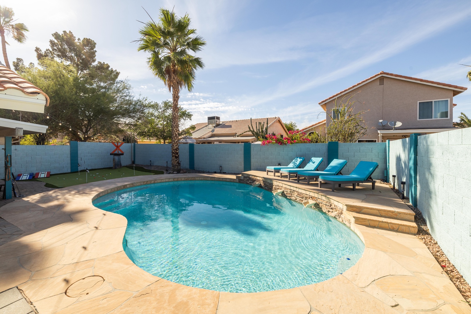 Your private backyard oasis awaits