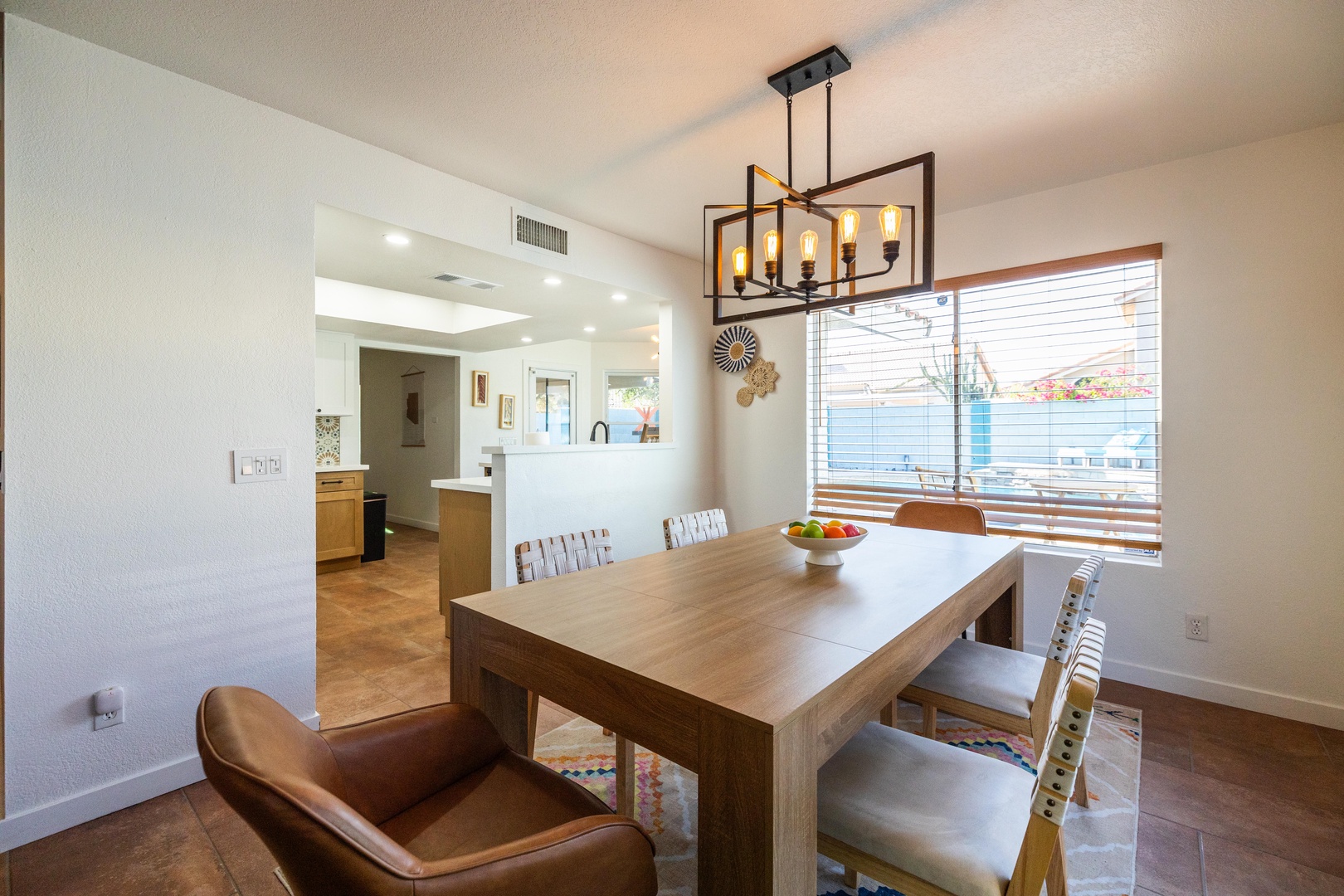 Your sunlit dining space