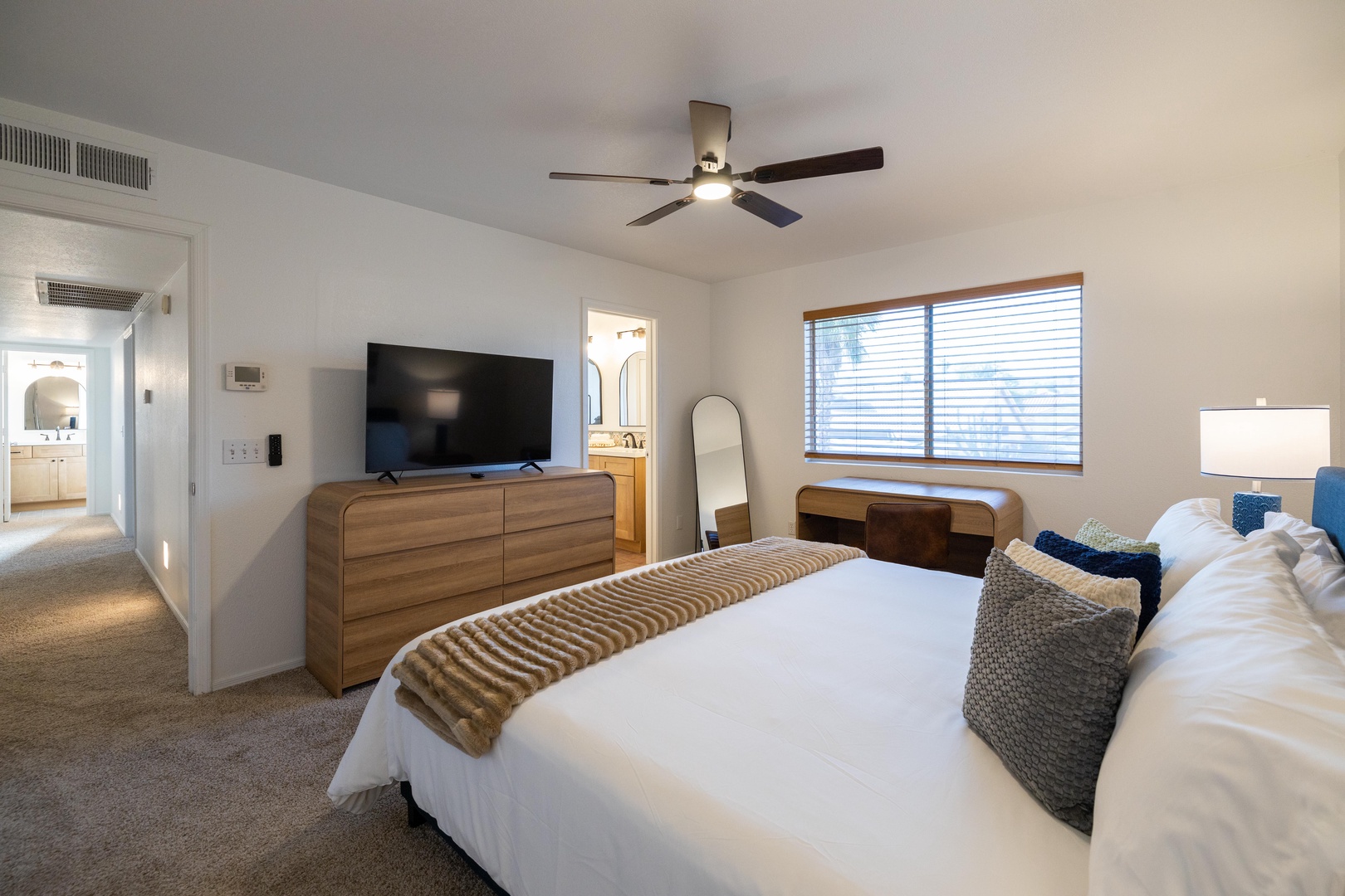 King Bedroom with TV