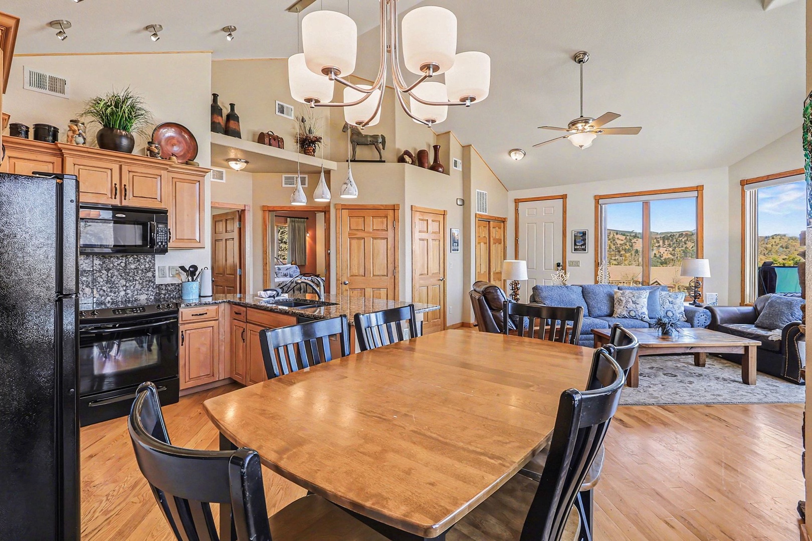 Your spacious great room seamlessly flows from kitchen to dining to living area, perfect for memorable meals and cozy evenings together.